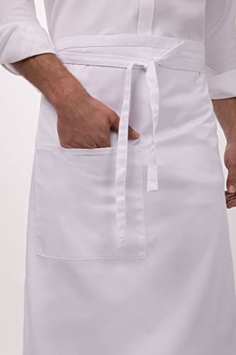 Chef Works Bistro Apron, White, One Size #TOP4