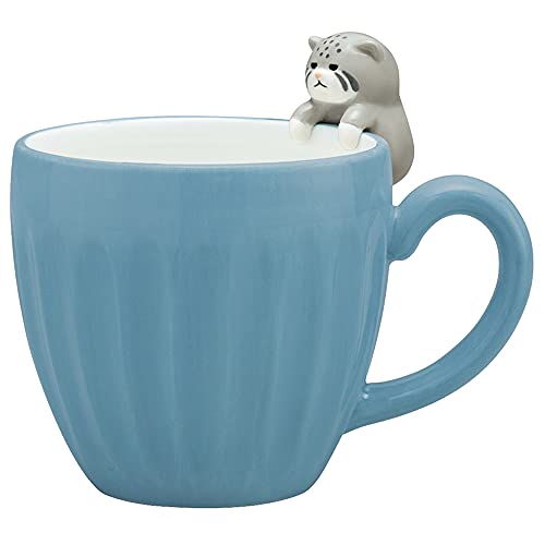 デコレコーポレーション わいるどにゃんず わいるどマグ マヌルネコ サイズ：約W8.8 D12.2 H10.4 WL-28537のサムネイル