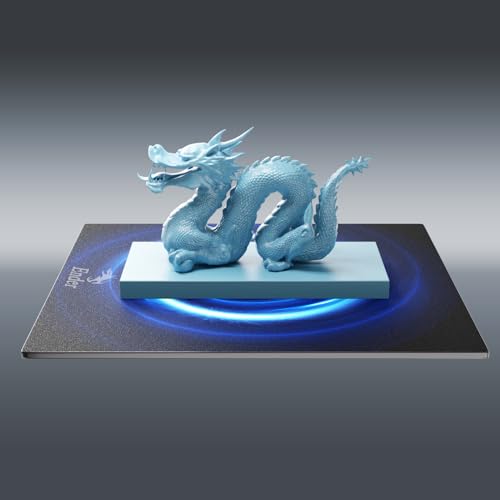 Placa de construção de vidro Creality Ender 3 PEI, 235 x 235 x 4 mm, superfície fosca removível para