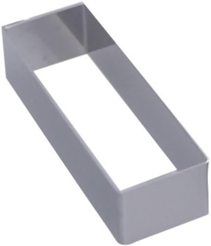 DeBuyer Stainless Steel Rectangular Pastry Ring (1 Each) (3-1/8" x 1" x 1" High)