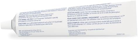 Virbac C.E.T.® Enzymatic Toothpaste| Tartar & Plaque Control for Fresh Breath | Pet Dental Care Toothpaste |Beef Flavor, 2.5 oz - 1