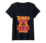 Photo Gallery donna dino nugs e mama hugs maglietta con collo a v Photo Gallery donna dino nugs e mama hugs maglietta con collo a v