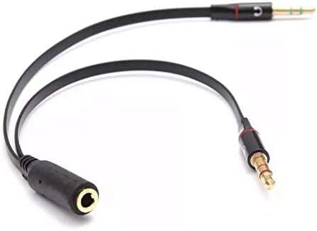 Adaptador de Headset (P3 x P2) - P3 Fêmea x P2 Macho para PC e Notebook