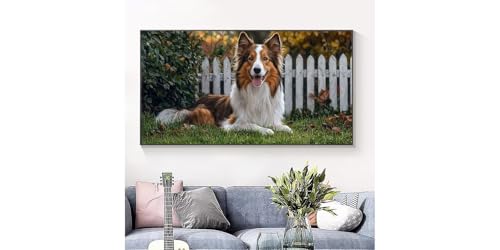 Kit d'Art Diamant Chiot Contre le Stress Grand Format Toile Complète - 3