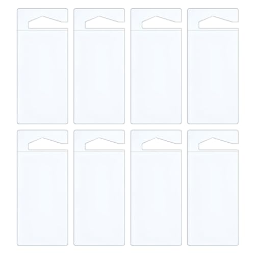 8PCS Ultra-Clear Handicap Placard Holder for Cars,Durable Fade-Resistant Plastic Sleeves Disabled Parking Permit Holder, Hangable Placard Protector Accessories,Universal for Vehicles