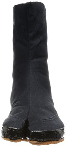 Marugo Kaisoku Japanese Tabi Shoes Black with 10 Clips2