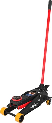 Vigor V6029 Gato hidráulico carga máxima: hasta 3 t peso: 31 kg color negro y rojo