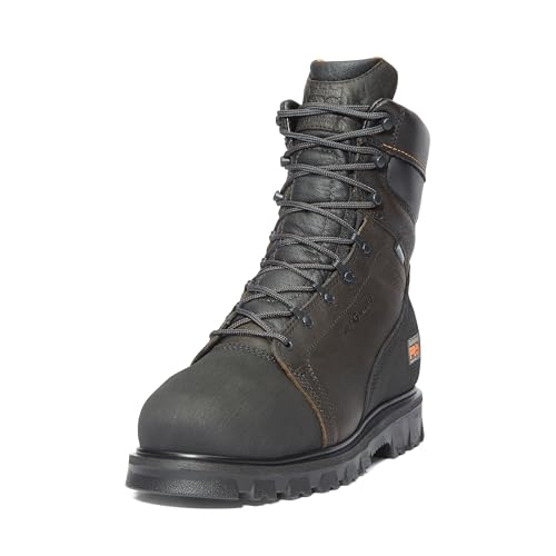 Timberland PRO Timberland PRO Men's Rigmaster Internal Met Guard 8 Inch Alloy Safety Toe Waterproof Industrial Work Boot, Brown/Black-2024 NEW, 10.5 M US