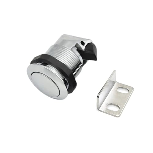 Loquet à pousser finition chrome de haute qualité pour bateaux