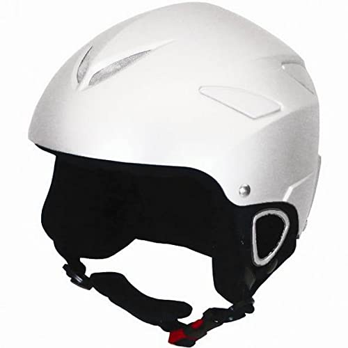 Casque Flyer argenté sport enfant protection ski blanc unisexe 51cm
