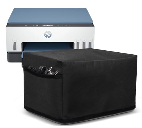 Crasome Dust & Water Proof Printer Cover for HP Smart Tank All-in-One 670 / 675 (Black)