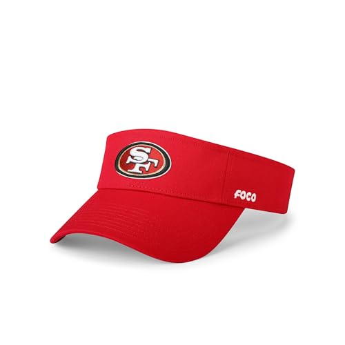 Image of FOCO NFL Mens NFL Team Logo Visor Hat Caps