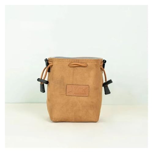 Sac pour appareil photo bandoulière kaki petit format compatible Canon et pochette étanche