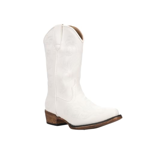 ROPER Girl's Riley Embroidered Snip Toe Western Boot2