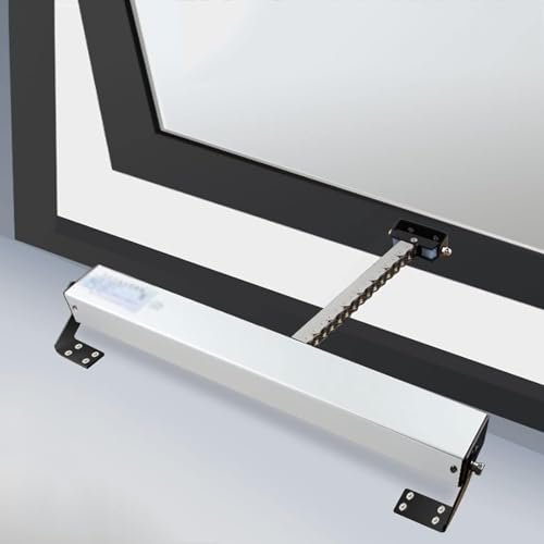 Abreventanas eléctrico de aluminio con automatismo inteligente de 700 mm 4