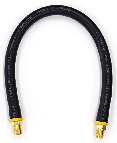 air compressor hose 2 ft - 18-inch Short Air Compressor Hose: 1/4