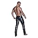 Moinha Herren Wetlook Skinny Hose Lack Leder Leggings Erotisch Offener Elastisch Lederhose Sexy Männer Unterwäsche Pants Strumpfhosen Lange Party Clubwear Fetisch BDSM Bondage Hose Ouvert-Dessous-XL