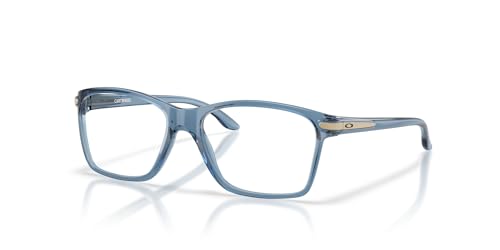 Image of Oakley Youth Unisex Kids OY8010 Cartwheel Rectangular Prescription Eyewear Frames, Polished Clear /Demo Lens