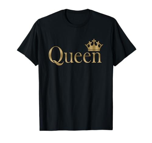 Queen Golden Crown Birthday T-Shirt T-Shirt