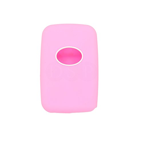 BROVACS Silicone Cover Protector Case Holder Skin Jacket Compatible with TOYOTA 3 Button Smart Remote Key Fob CV2404 Pink - Image 3