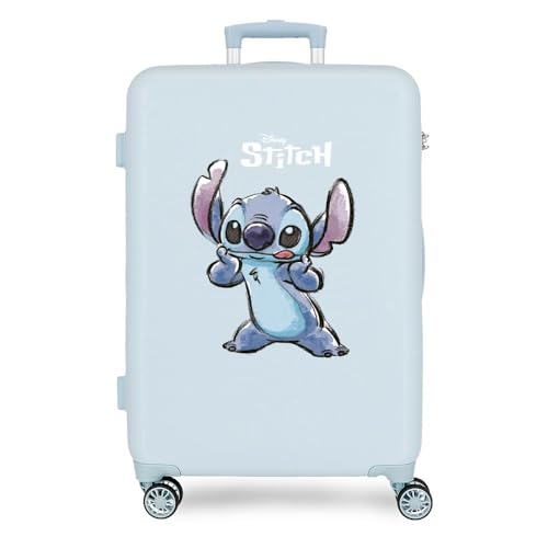 Imagen de Joumma Disney Stitch Naughty Maleta Mediana Azul 46x65x23 cms Rígido 2