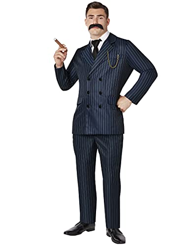 Spirit Halloween Adult Gomez Addams Plus Size Costume - The Addams Family, Men, Size 2X Plus Size, Multicolor