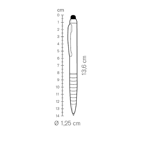 Penne Elegante personalizzabile a colori, 2 stampe...