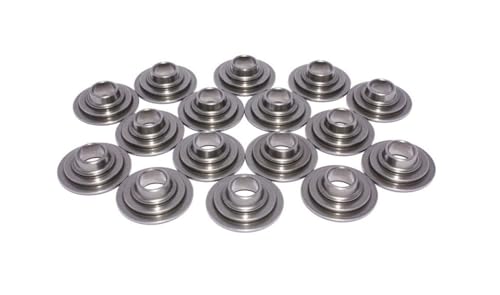 COMP Cams 1730-16 10 Degree Tool Steel Retainer Set of 16 All Valves w/ 1.437"-1.500" O.D. Springs"