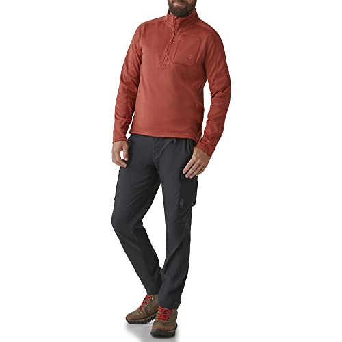 BASS OUTDOOR Men's Quarter Zip Button Pocket Pullover4