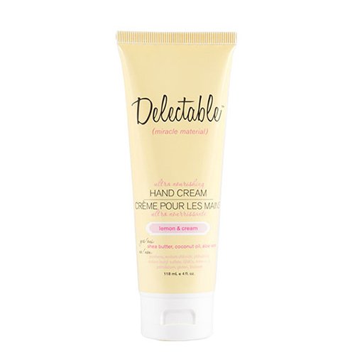 Delectable By Cake Beauty Ultra Nourishing Hand Cream, Lemon and Cream, 4 Ounces