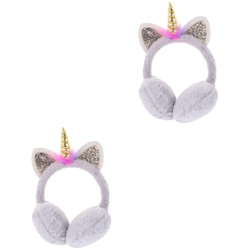Orejeras de unicornio BESTYASH para evitar las orejas frías en niños y adultos este invierno