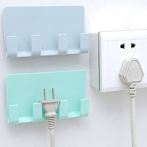 Crochet de chargement téléphone et support rasoir mural bleu