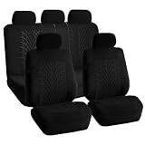 Coprisedili Auto per Citroen C5X 2021-2024, Copri-Sedile Anteriori Posteriori, Traspirante Protezione Tutte Stagioni, Accessori Auto,Black