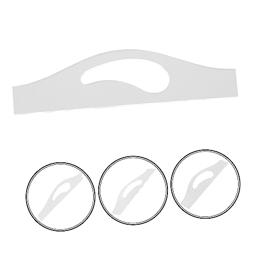 6 Pezzi Modello Per Tagliere In Acrilico Trasparente – Stencil Riutilizzabili Per Manici, Spessore 5 Mm, Guide Per Fresatura E Taglio Di Precisione - 2