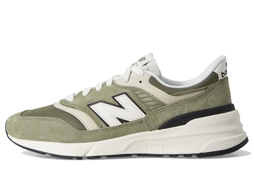 Image of New Balance Unisex 997R Dark Olivine /Sea Salt (Men 7 Medium Women 8.5 Medium)