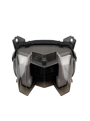 Feu arrière moto FZ-09 pour rouler de nuit en sécurité avec clignotants