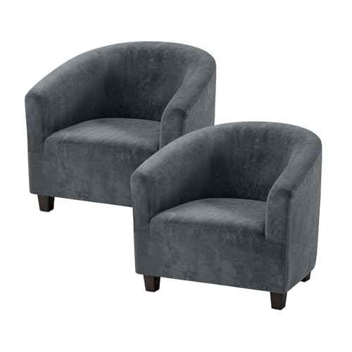 Covers, Thick Soft Club Chair Slipcover With Elastic Bottom 