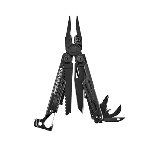 Leatherman Signal Multi-Tool - 19 Werkzeuge für Camping & Survival - Schwarz