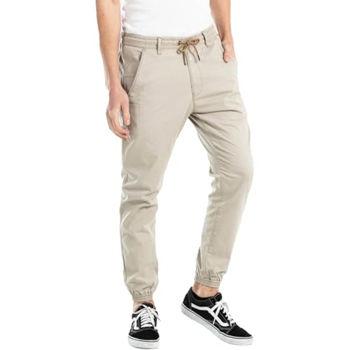 Reell Reflex Jeans Pantalon pour Homme slim stretch en denim noir