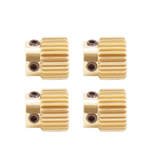 Engranaje de extrusión de 40 dientes y latón para impresoras Anet y Ender 3, orificio de 5mm, 5uds 4