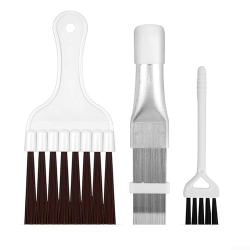 Kit de limpieza de aletas de aire acondicionado, incluye limpiador de bobinas y peine de aletas para unidades de CA, secadoras, refrigeradores, condensadores y evaporadores, elimina eficazmente el