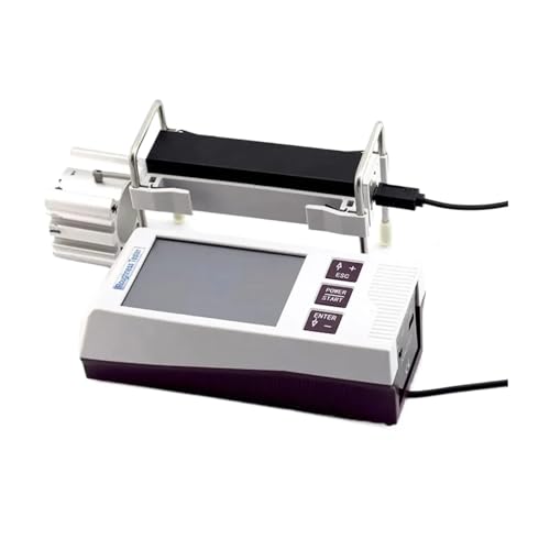 Roughness Tester, Touch Screen Surface Roughness Tester Finish Gauge Detachable Precision Measuring Instrument for Industrial Inspection,for Metal Plastic Wood Finish Measurement