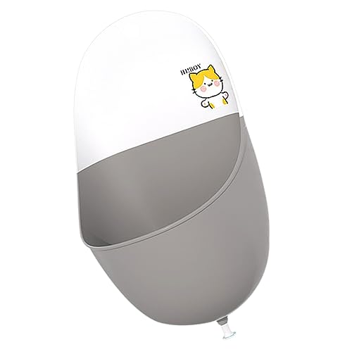 Vaguelly 男児用トイレトレーニング小便器 軽量耐久 立位訓練用 かわいい猫デザイン 幼児向け省スペース便器