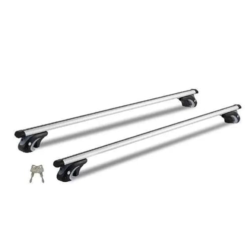 Porte-bagages et barres toit transversales aluminium 200 lb réglables pour auto