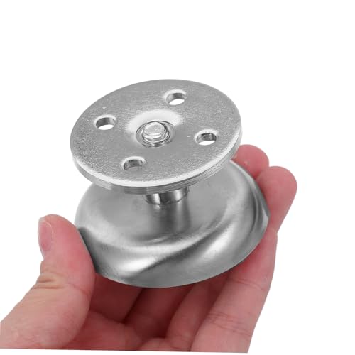 Pieds de meuble réglables acier inoxydable WOONEKY avec vis pour table et armoire x4