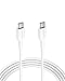 Price comparison product image Anker Powerline II USB C to USB-C 2.0 cable, 1.8 m Long Cable for USB Type C devices: Galaxy S8, S8+, S9, S10, Google Pixel, Nexus 6P, Huawei Matebook, MacBook and more, White Colour