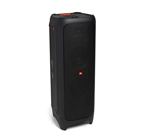 Image of JBL PartyBox 1000 Premium High Power Portable Wireless Bluetooth Audio System Bundle PMB100 Wired Dynamic Vocal Mic and Cable - Black