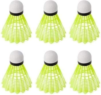 AFLAH Beautiful Plastic Shuttlecocks for Badminton -Pack of 6 (B08RP78BG1) Amazon Price History, Amazon Price Tracker