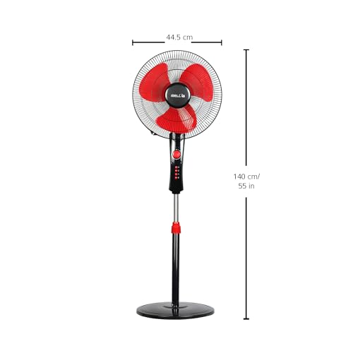 Image of IBELL ZEPHYR03 400mm Pedestal Fan, 55W, High-Speed Copper Motor
