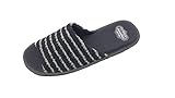 Relax Zapatillas de Estar por casa/Biorelax/Primavera-Verano/Color Gris/Puntera Abierta/con Cámara de Aire/Talla 46